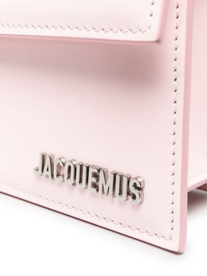Pink Le Bambino Long Patent Leather Shoulder Bag