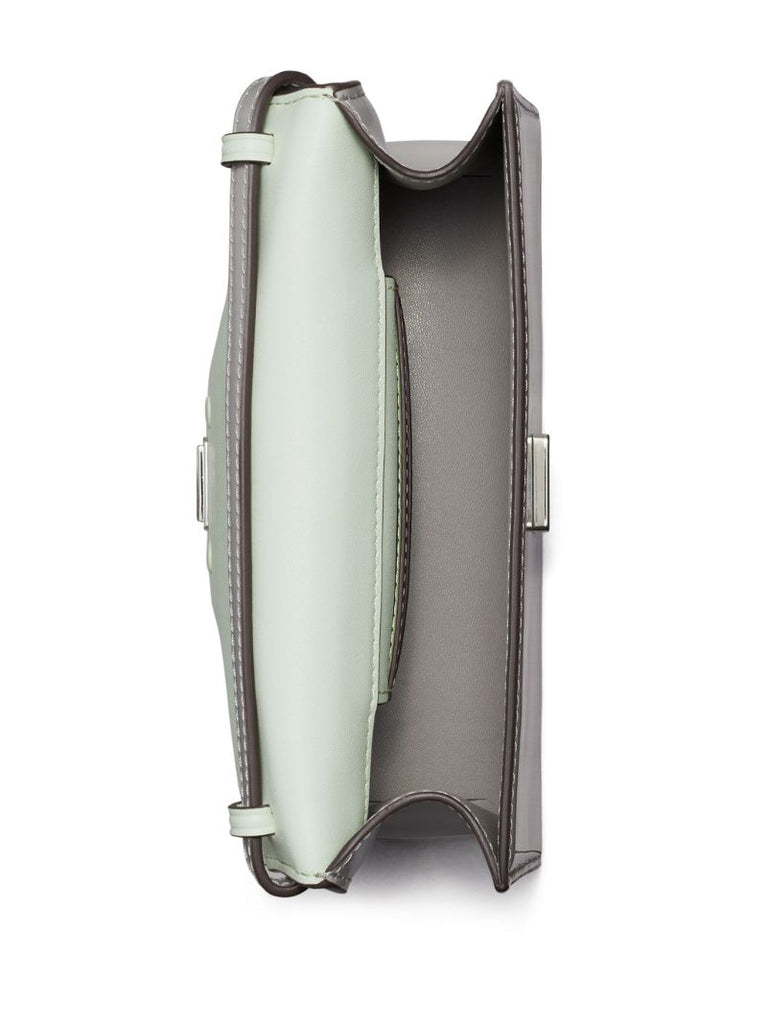 Grey Bon Bon Mini Leather Top Handle Bag