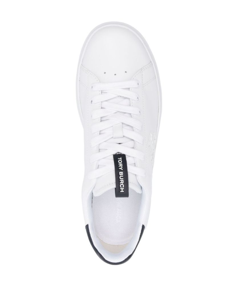 White Howell Leather Low-top Sneakers