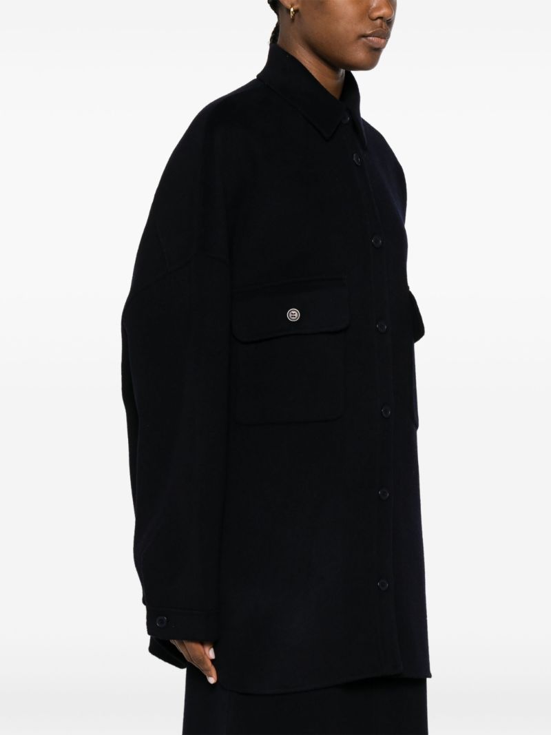 Blue Dallas Wool Overshirt