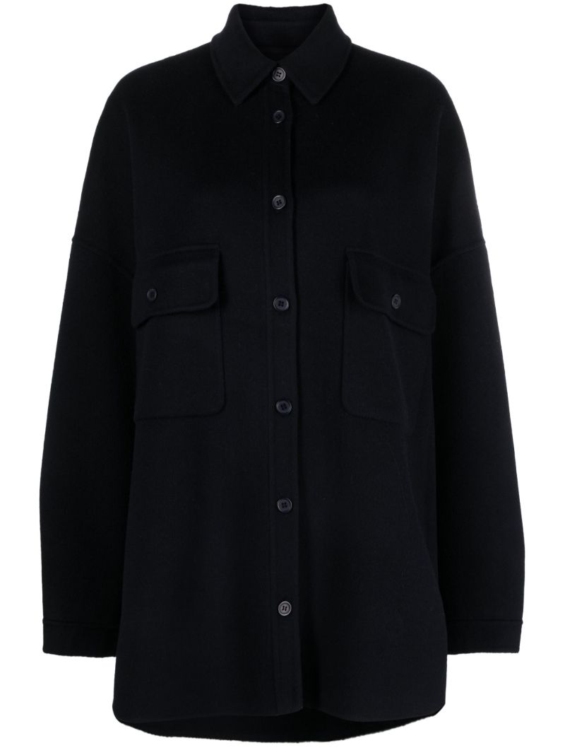 Blue Dallas Wool Overshirt
