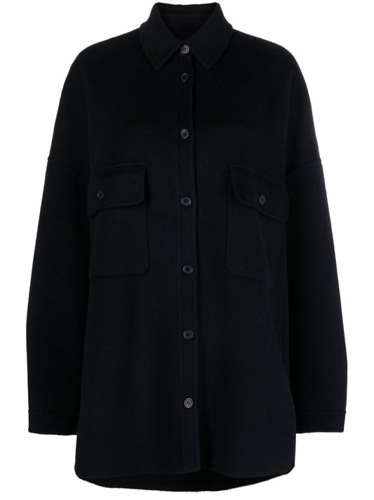 Blue Dallas Wool Overshirt