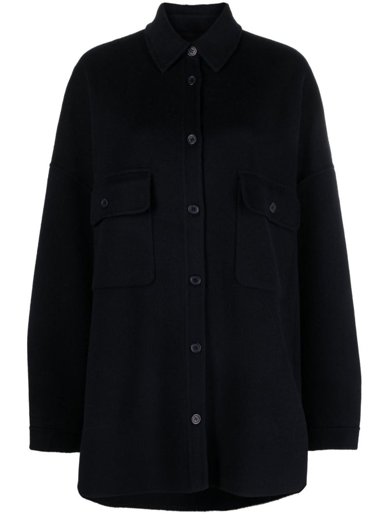 Blue Dallas Wool Overshirt