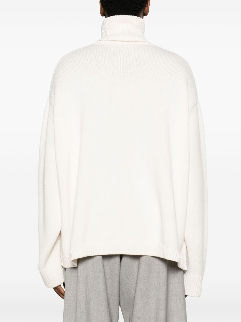 Neutral Rhea Trapeze Sweater
