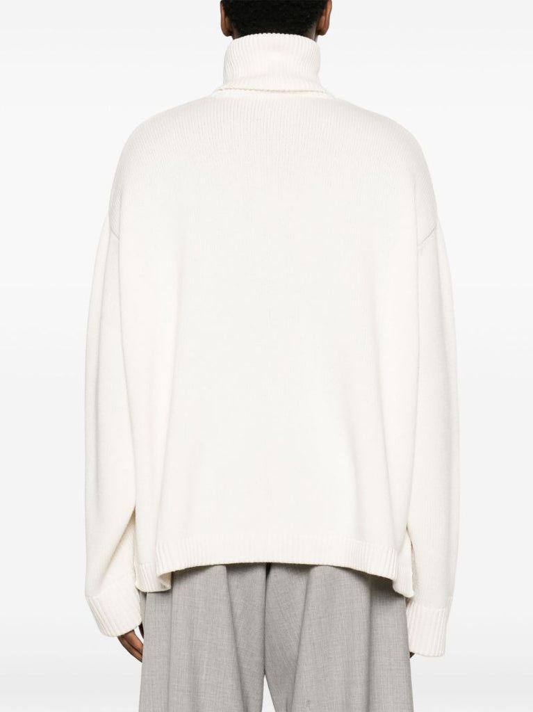 Neutral Rhea Trapeze Sweater