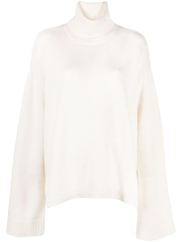 Neutral Rhea Trapeze Sweater