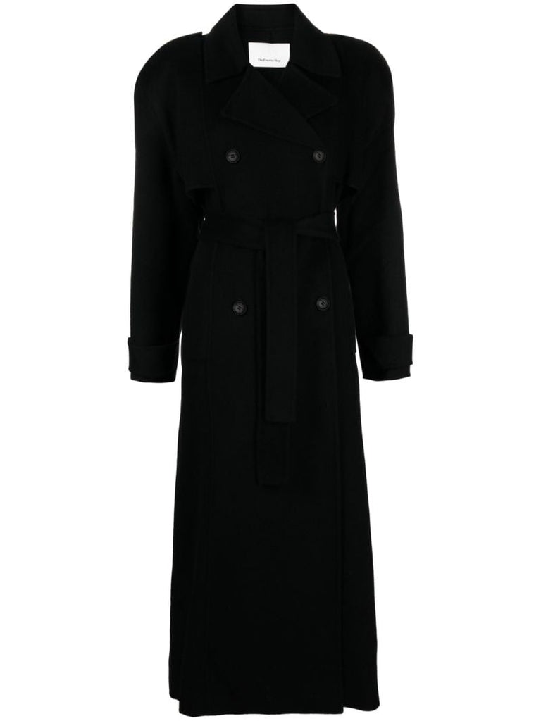 Black Nikola Padded Trench Coat