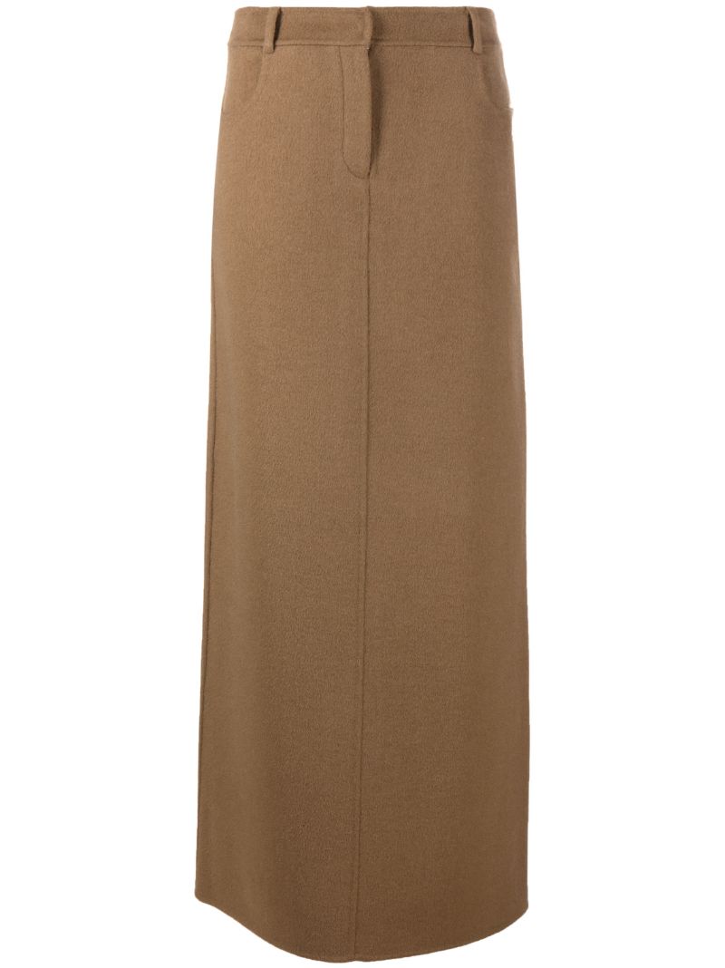 Brown Malvo Pencil Skirt
