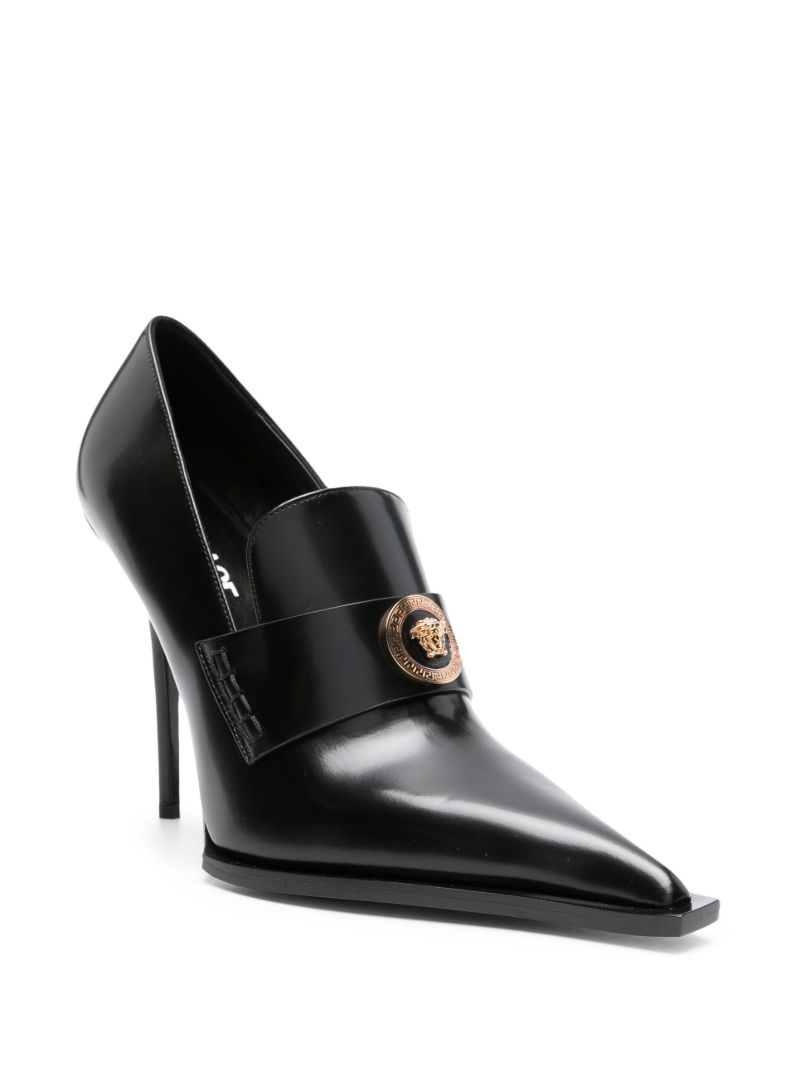 Black Alia 110 Leather Pumps