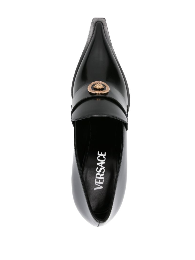 Black Alia 110 Leather Pumps
