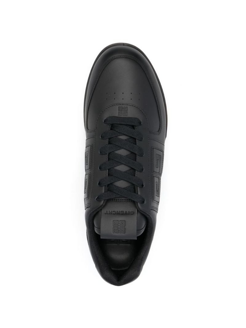 Black G4 Leather Sneakers