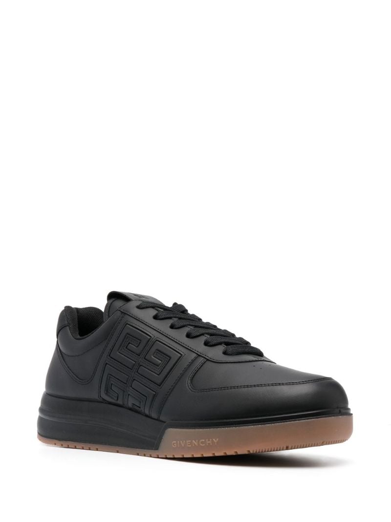 Black G4 Leather Sneakers