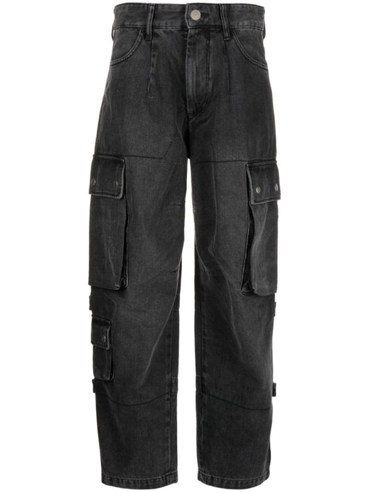Black Elore Cargo Jeans