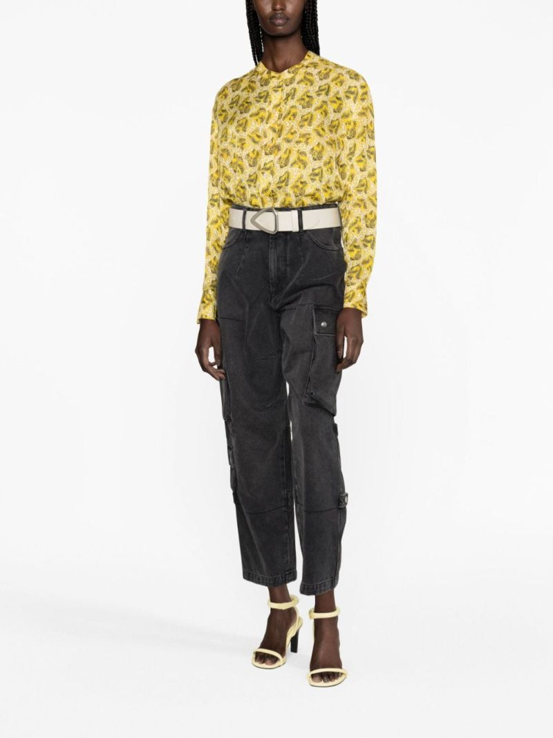 Black Elore Cargo Jeans