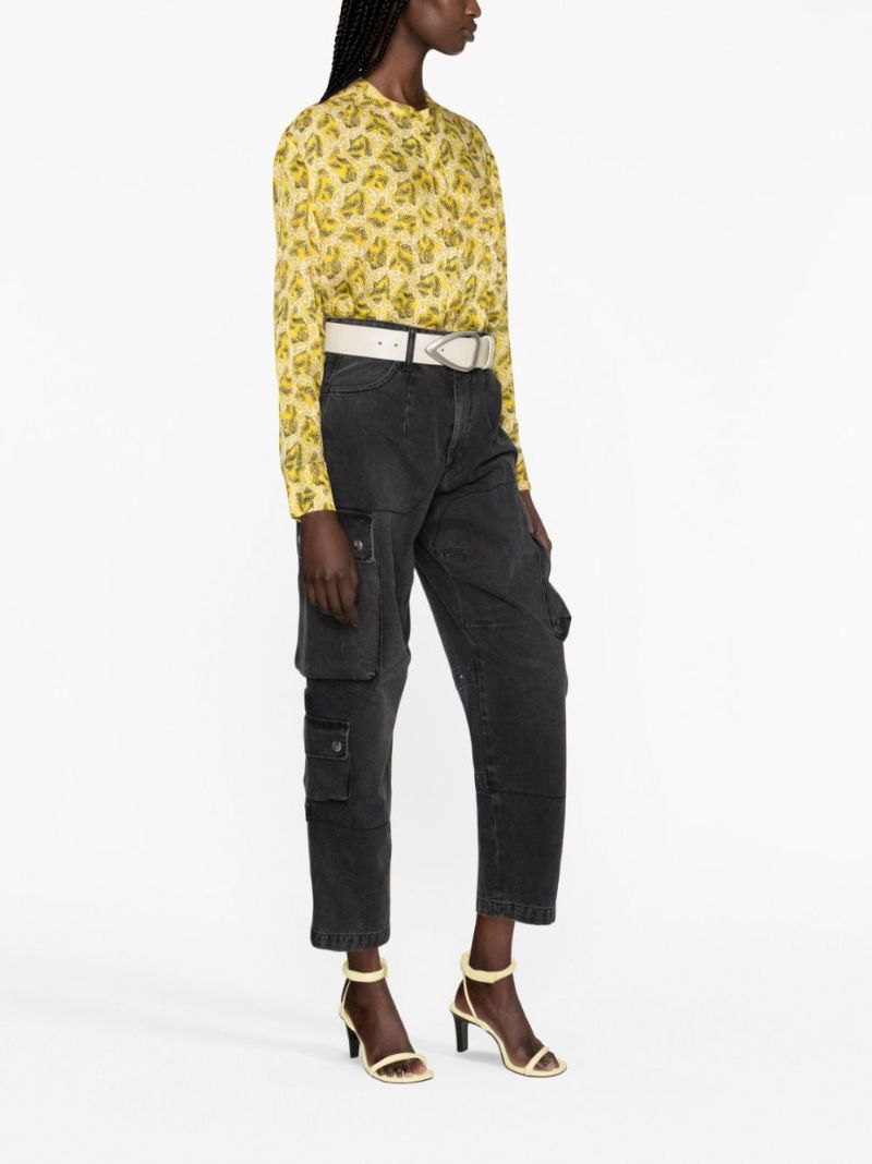 Black Elore Cargo Jeans