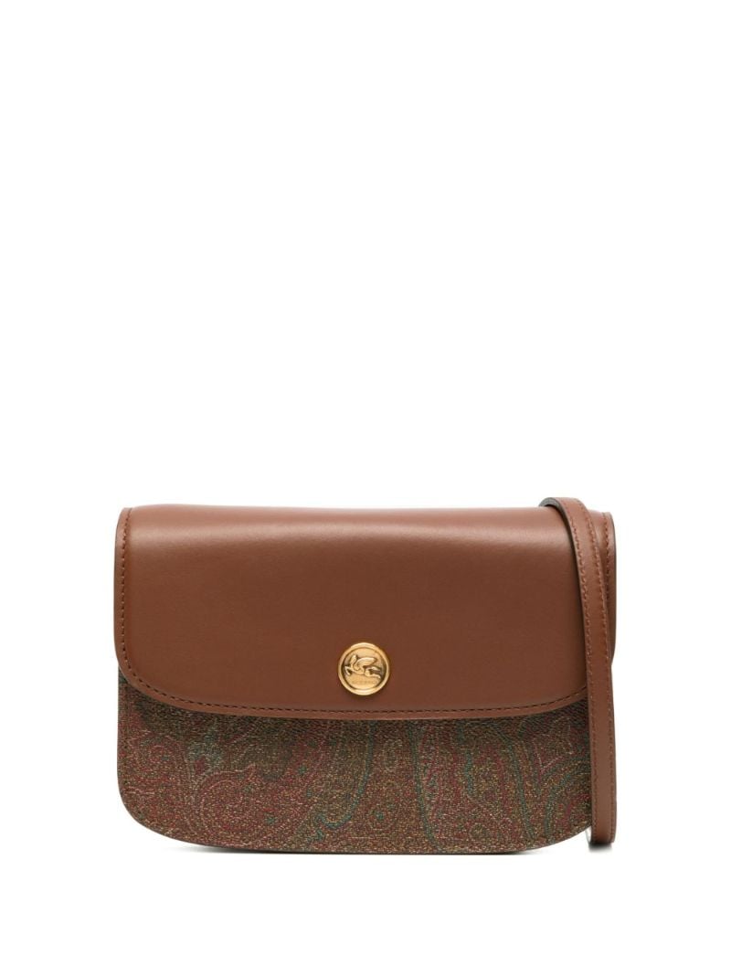 Brown Essential Jacquard Crossbody Bag