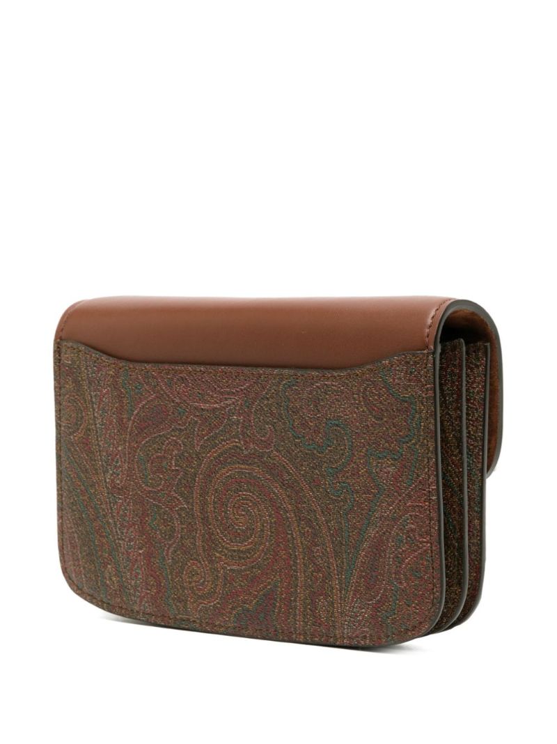 Brown Essential Jacquard Crossbody Bag