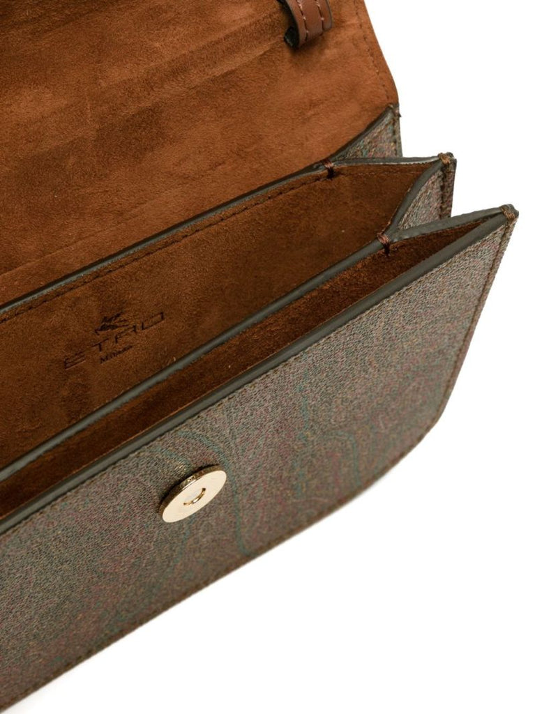 Brown Essential Jacquard Crossbody Bag