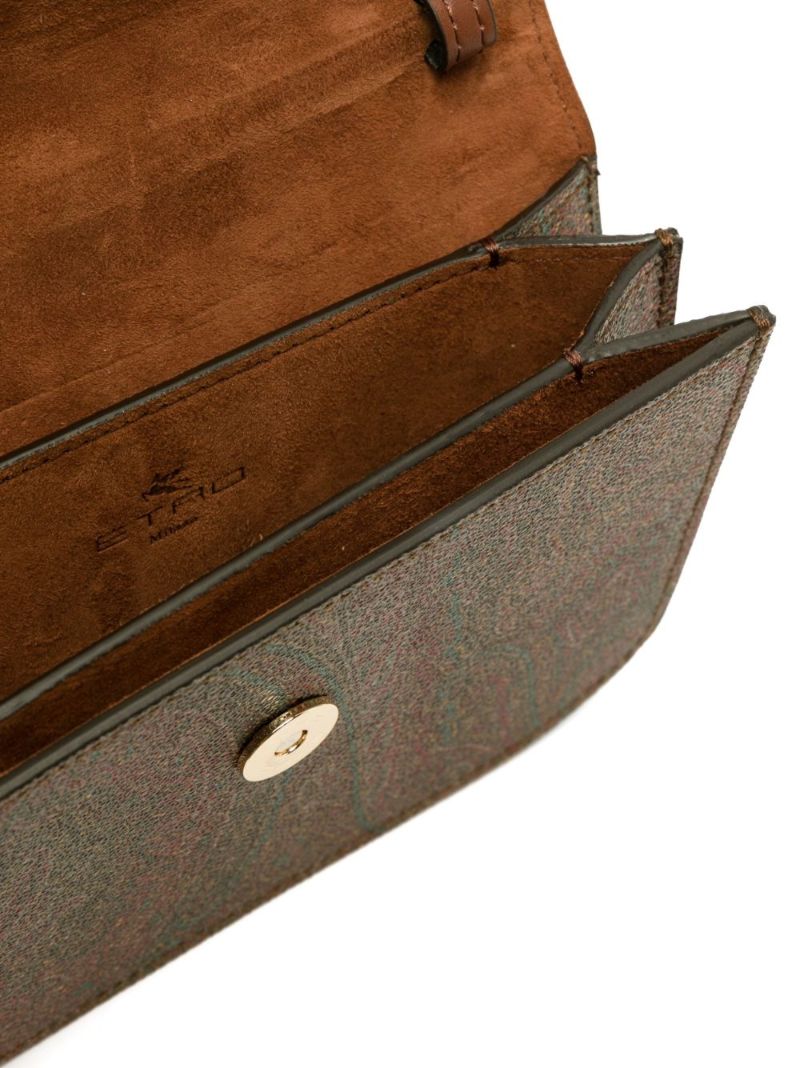 Brown Essential Jacquard Crossbody Bag