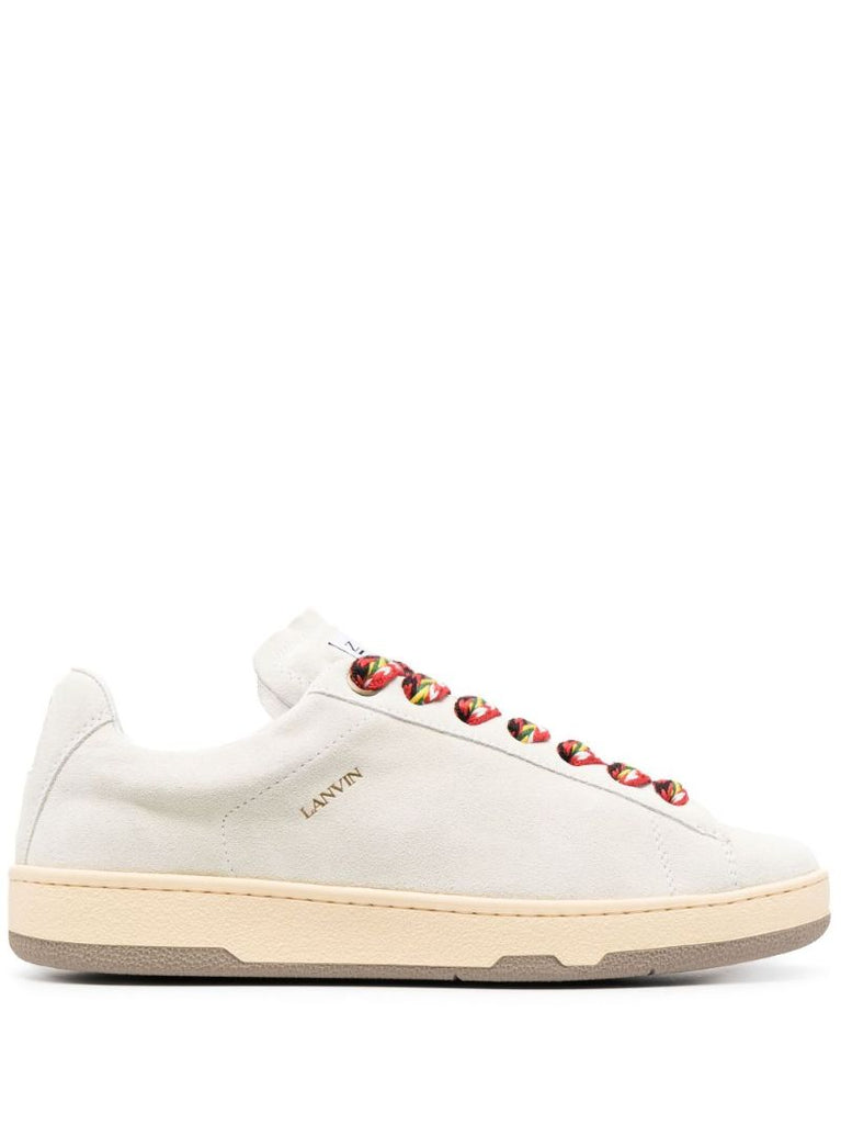 White Contrasting Laces  Sneakers