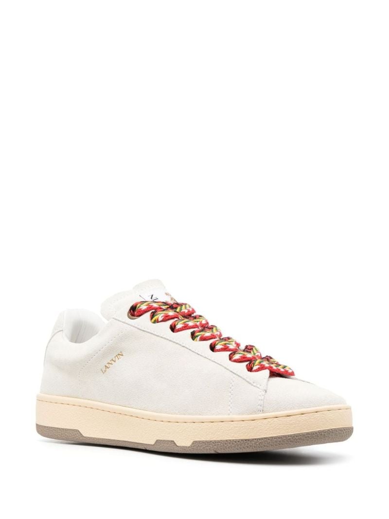 White Contrasting Laces  Sneakers