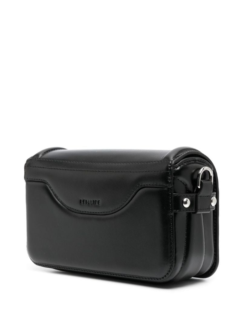 Black Ransel Mini Leather Satchel Bag