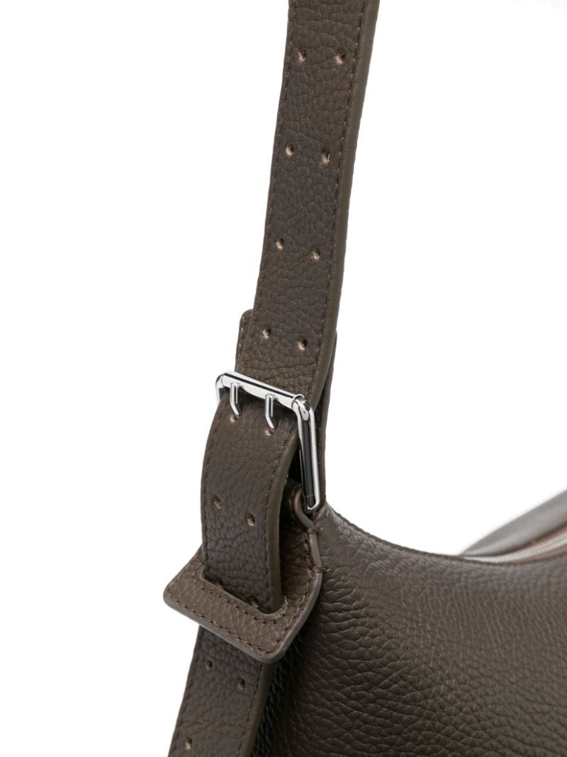 Brown Leather Shoulder Bag