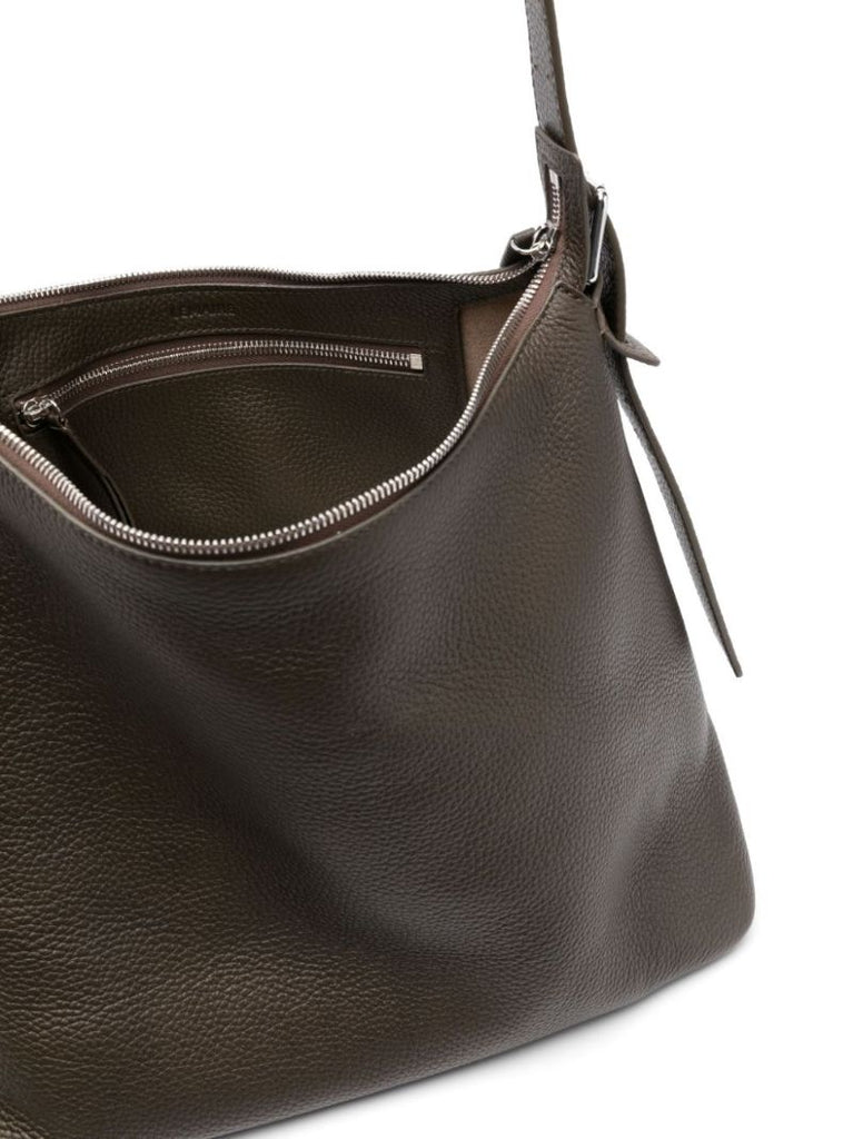 Brown Leather Shoulder Bag