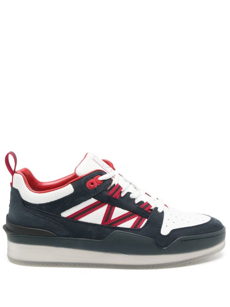 Blue Pivot Leather Sneakers
