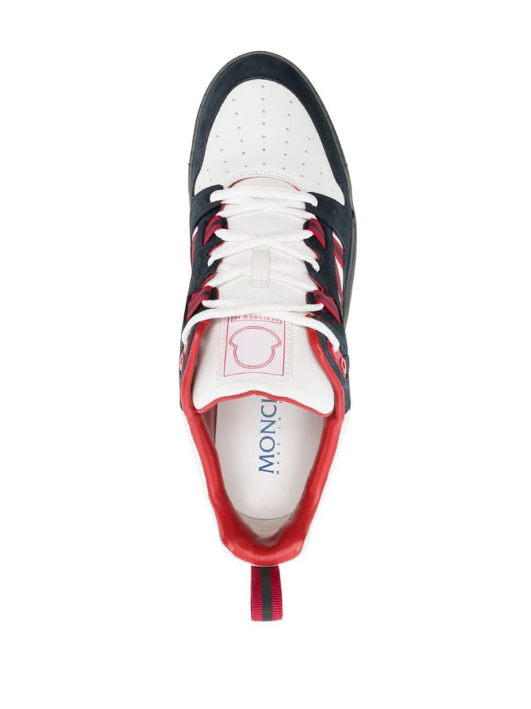Blue Pivot Leather Sneakers