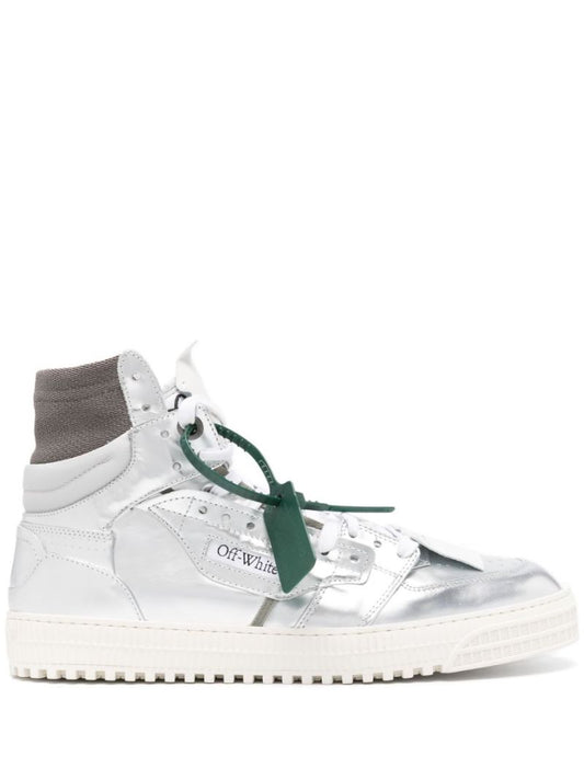 Silver-tone 3.0 Off-court High-top Sneakers
