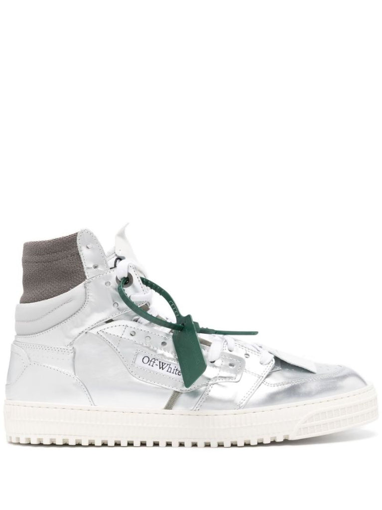 Silver-tone 3.0 Off-court High-top Sneakers