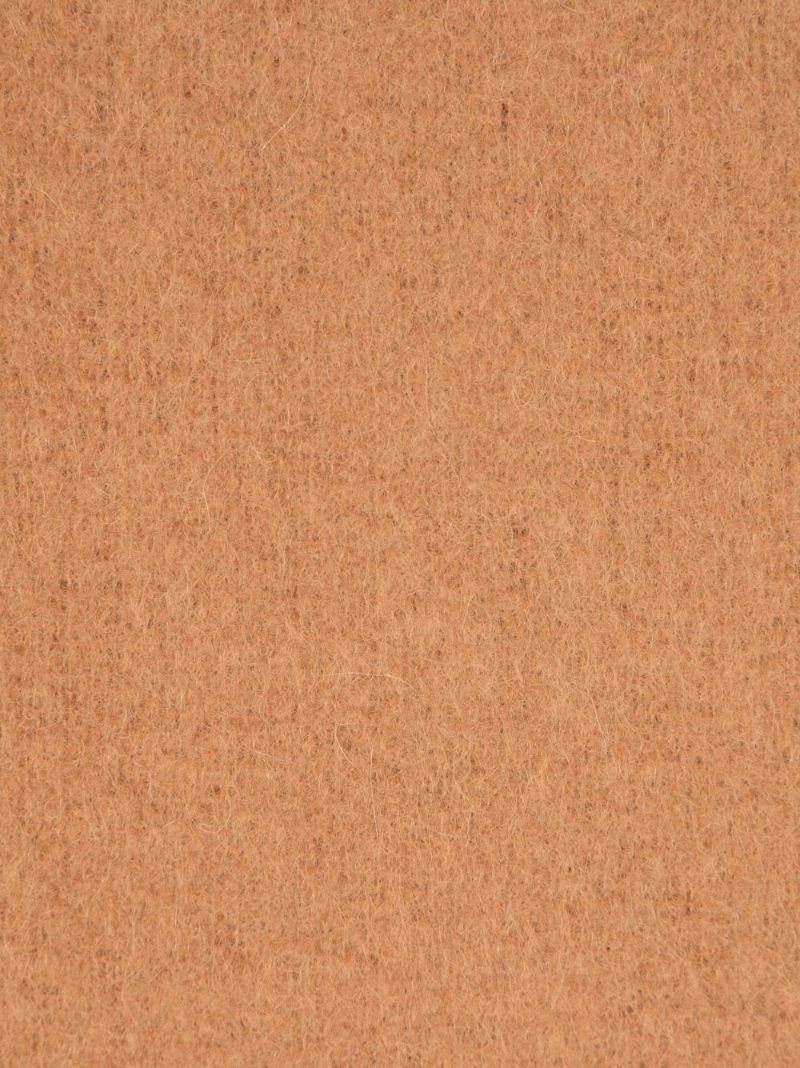 Brown Firny Logo-embroidered Scarf