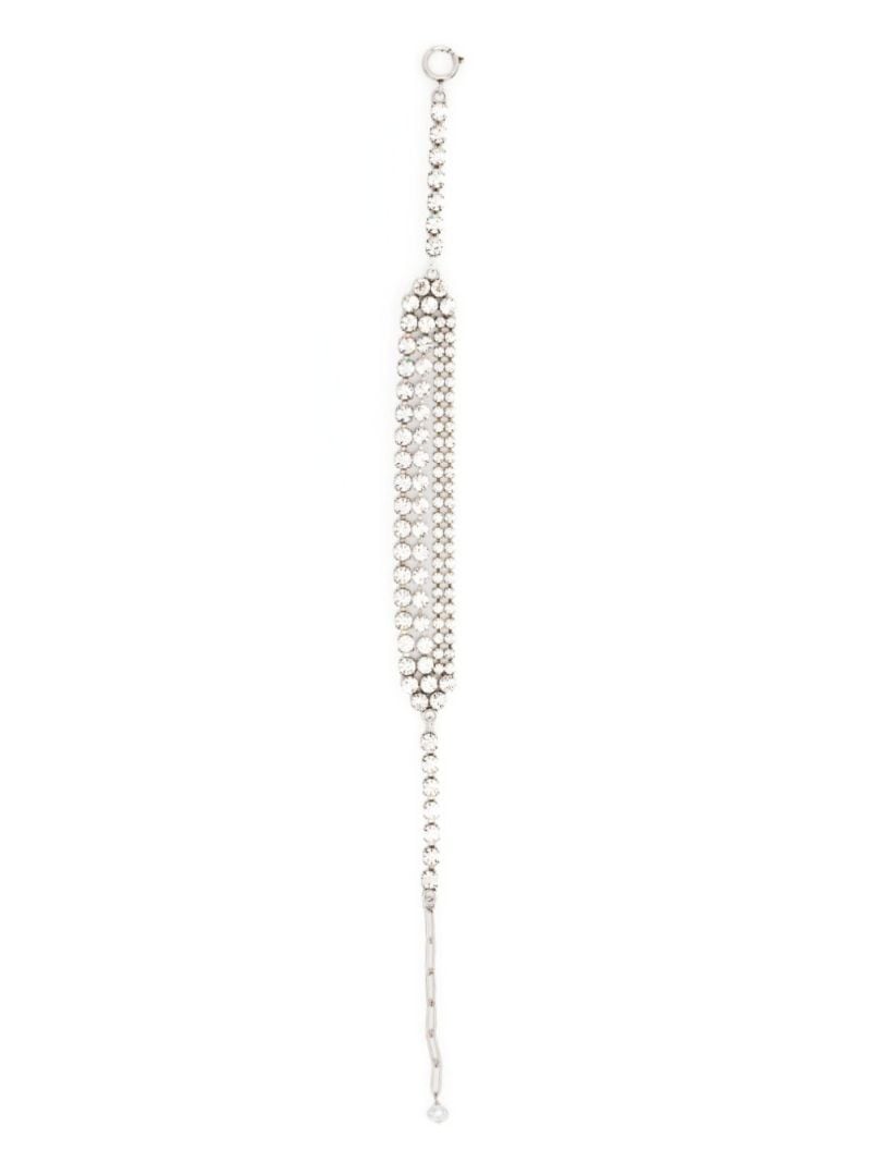 Silver-tone Crystal Necklace