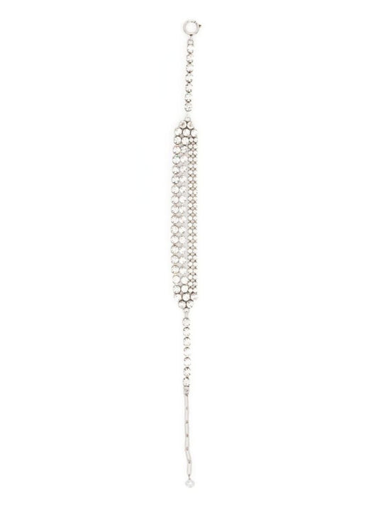 Silver-tone Crystal Necklace