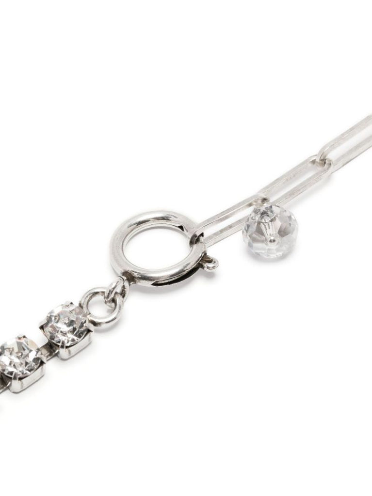 Silver-tone Crystal Necklace
