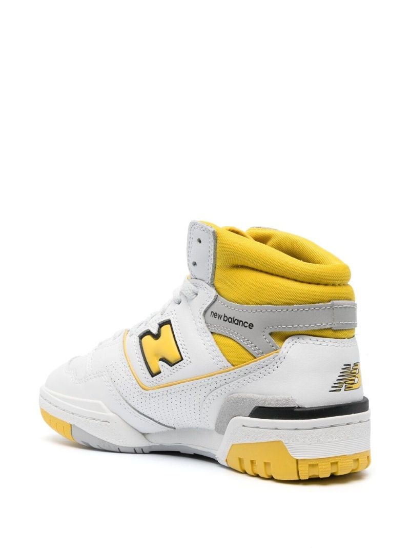 Yellow 650 Panelled Sneakers