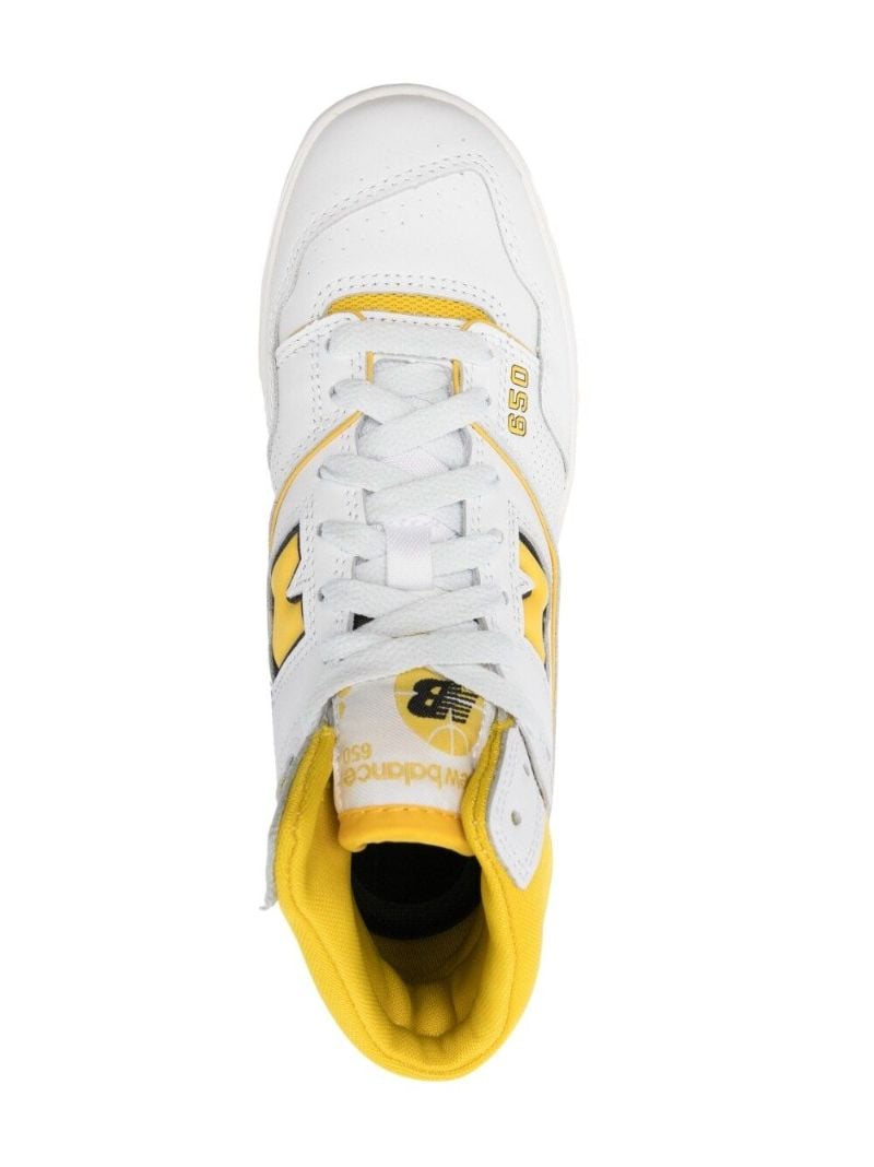 Yellow 650 Panelled Sneakers