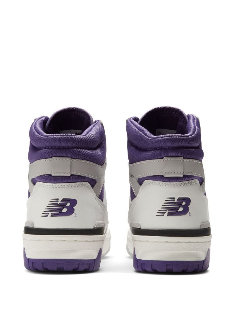 White 650 High-top Trainers