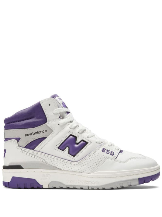 White 650 High-top Trainers