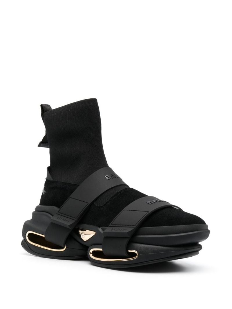 Black B-bold High Top Sneakers