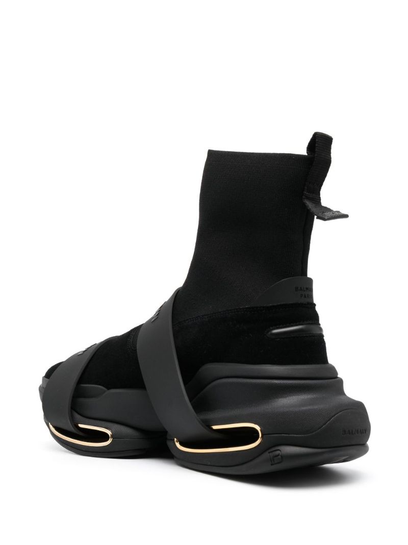 Black B-bold High Top Sneakers