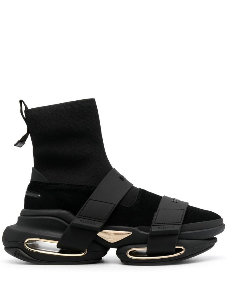 Black B-bold High Top Sneakers