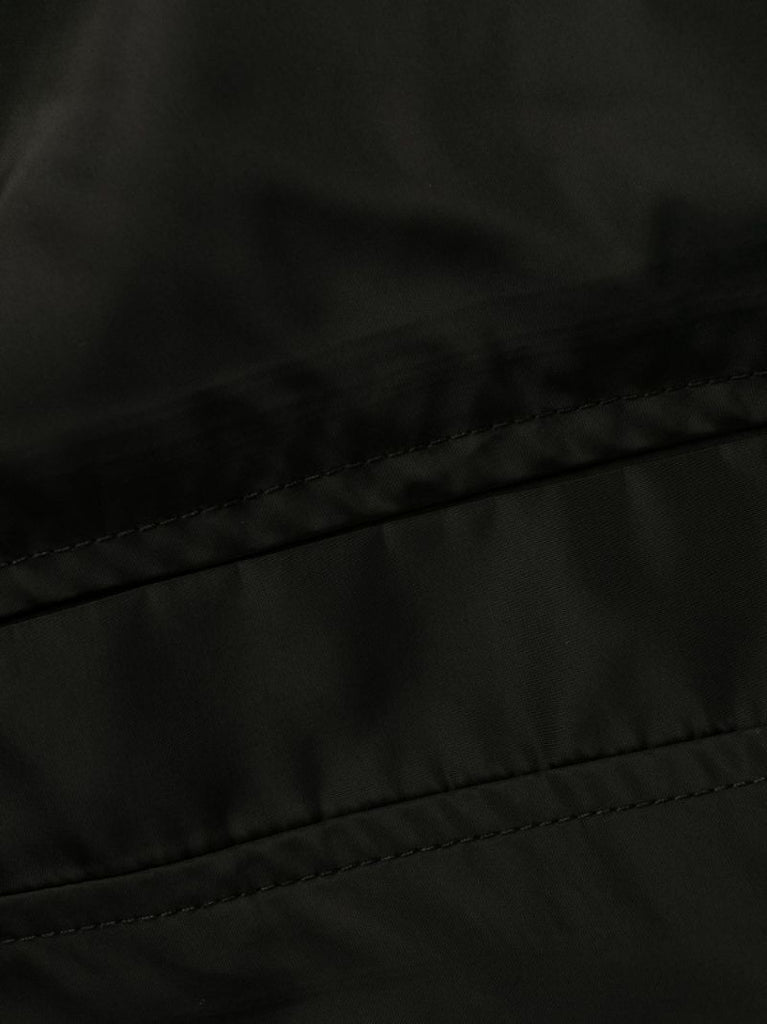 Black Summer Single-breasted Trench Coat