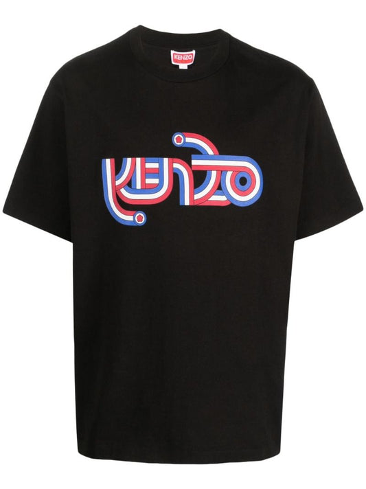 Black Target Logo Organic Cotton T-shirt