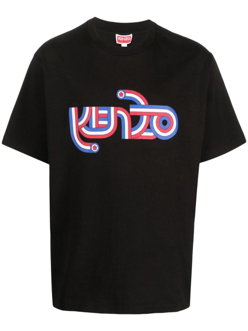 Black Target Logo Organic Cotton T-shirt