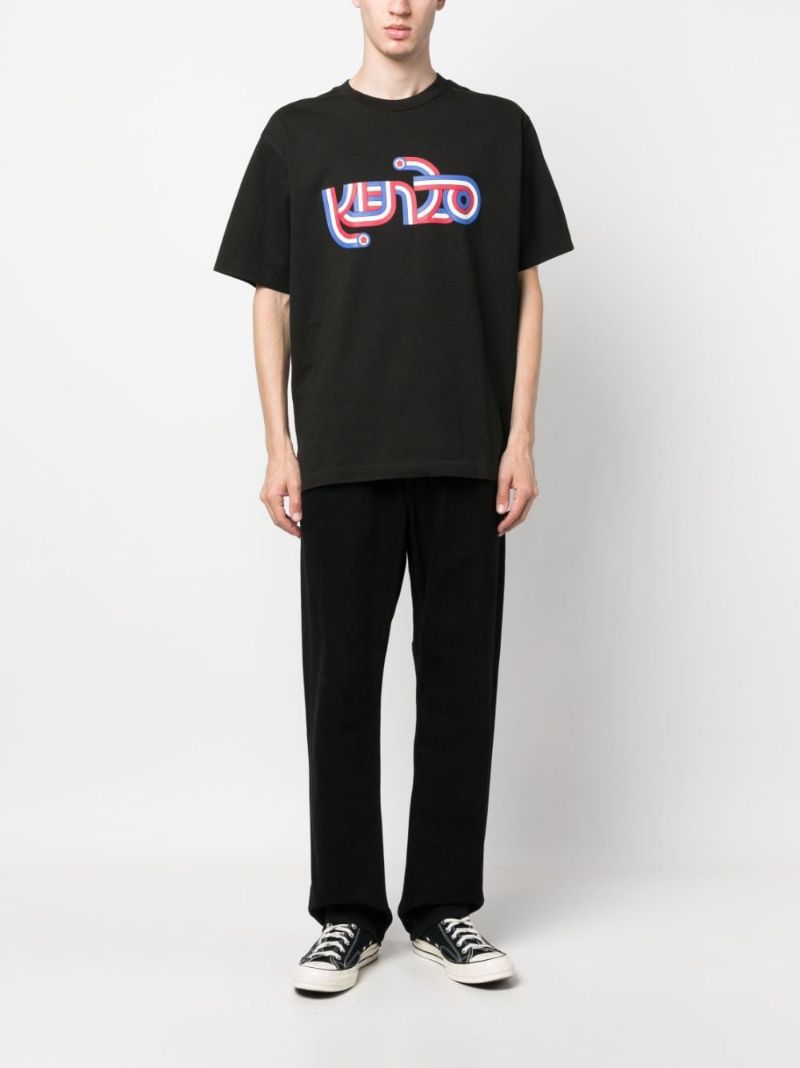 Black Target Logo Organic Cotton T-shirt