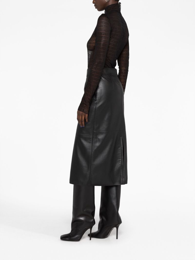 Black 4g Sheer Bodysuit