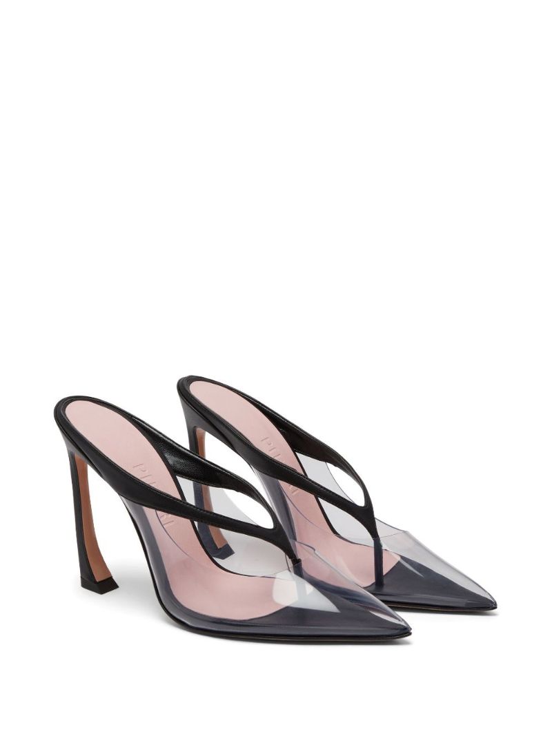 Black Cali 100 Faux-leather Pumps