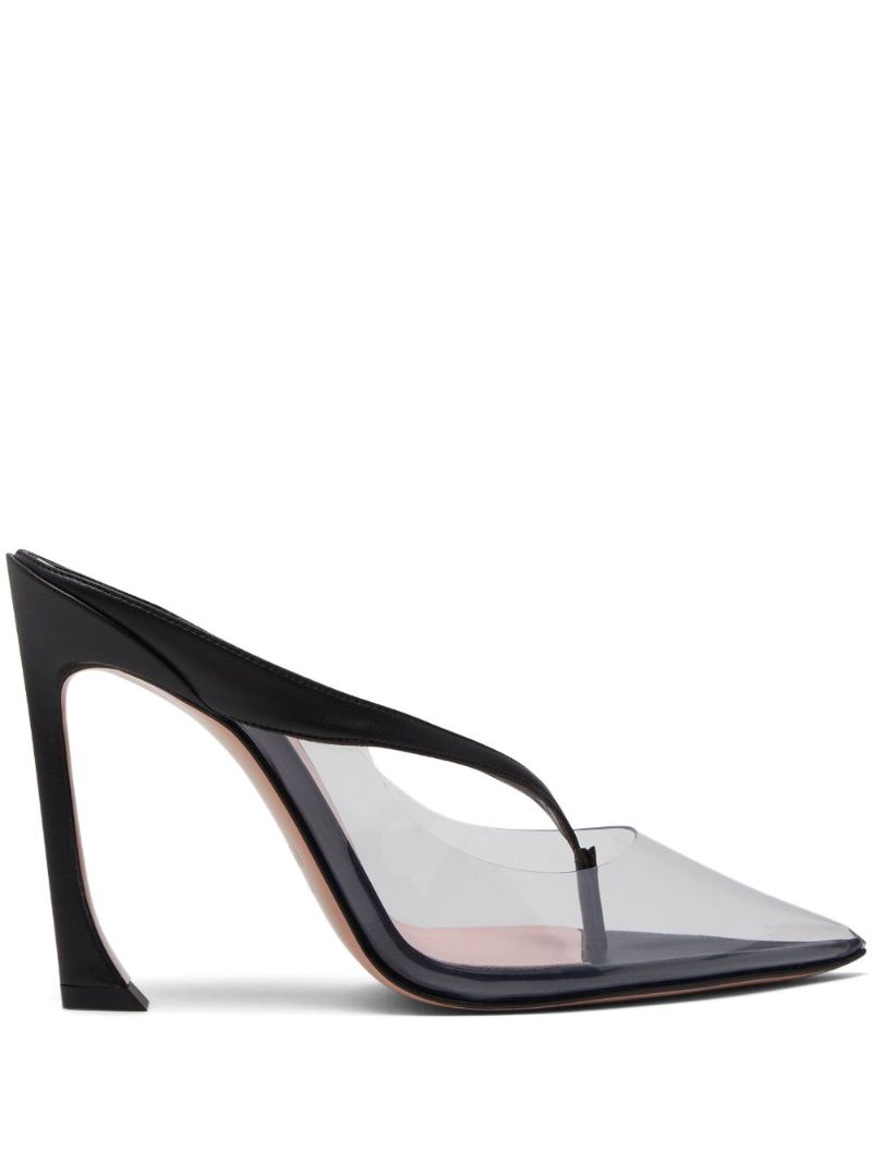 Black Cali 100 Faux-leather Pumps